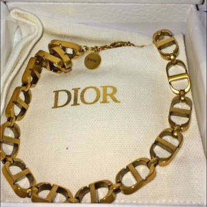 Dior Gold Choker Necklace NEW